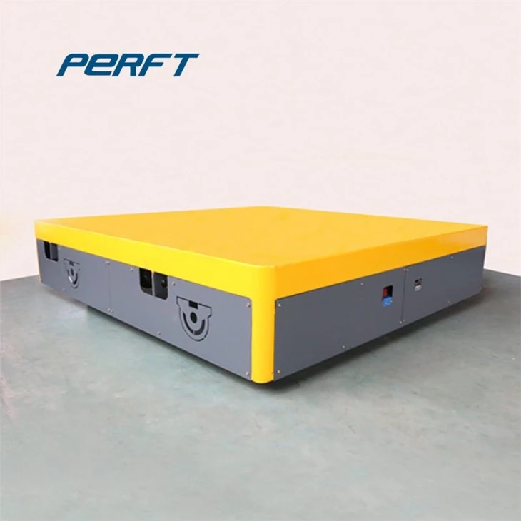Battery Powered 100t Trackless Trolley Or Cart For Workshop