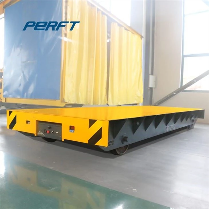 Rail Powered Transfer Trolley For Factory